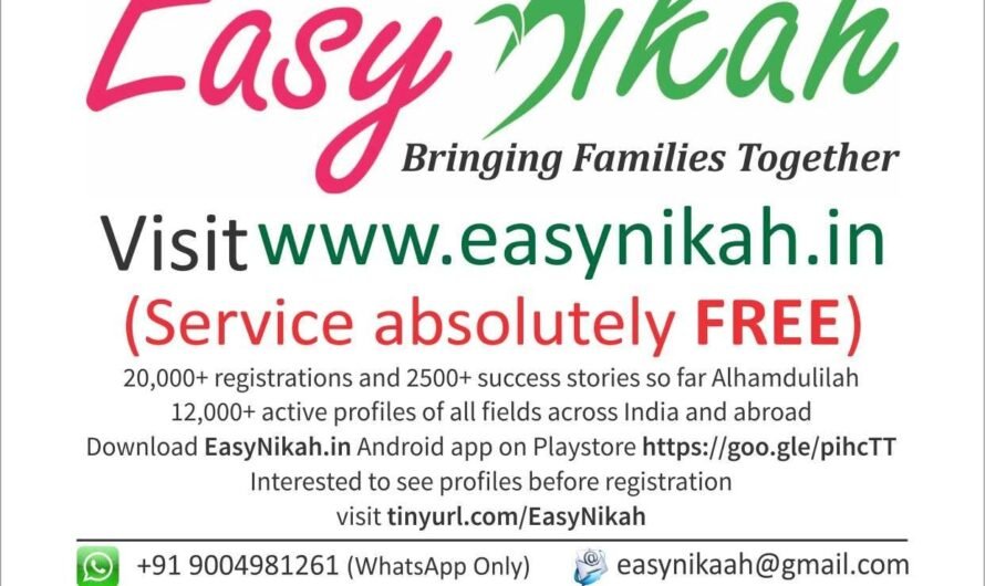 EasyNikah.in – Females – Age wise profiles